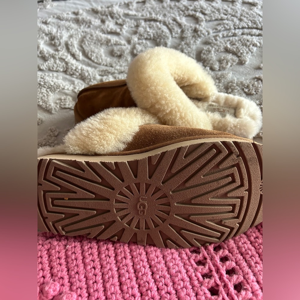 Women Platform UGG Disquette Slippers